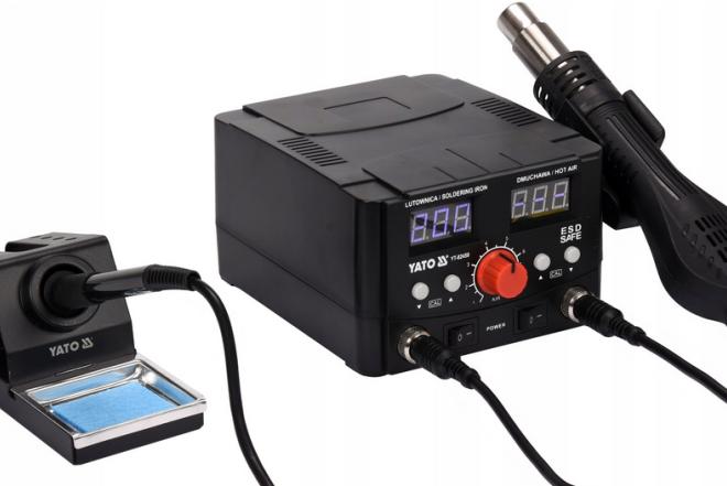 Karšto oro Litavimo stotelė YATO 480°C, YT-82458-0