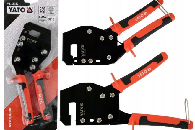Replės profilių sujungimui YATO 260 mm, YT-51312-0