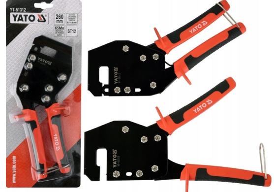 Replės profilių sujungimui YATO 260 mm, YT-51312-0
