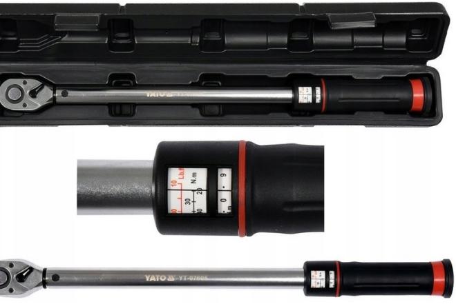 Dinamometrinis raktas YATO, 20-220Nm, 1/2"-0