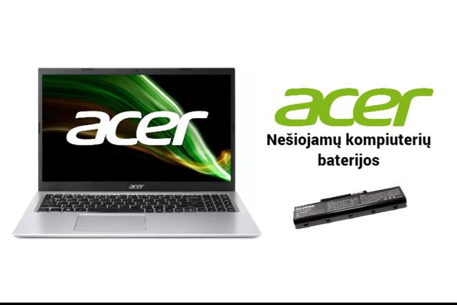Naujos ACER kompiuterių baterijos-0