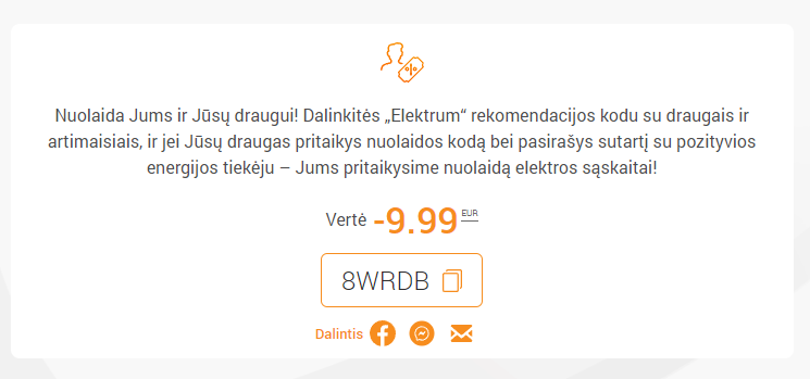 Elektrum nemokamas nuolaidos kodas 8WRDB-0