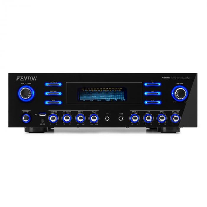 Erdvinio garso Hifi stiprintuvas su Bluetooth-0