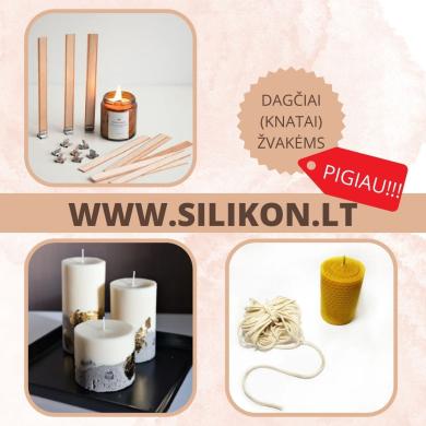 Dagtys (knatai) žvakėms https://silikon.lt/-0