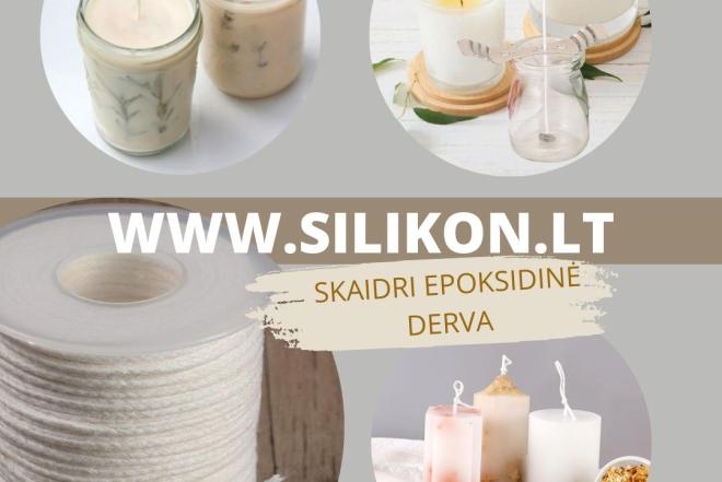 Dagtys (knatai) žvakėms https://silikon.lt/-0