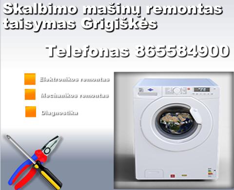 Skalbimo mašinų remontas taisymas Grigiškės-0