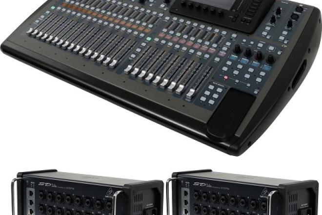 Behringer X32 + 2x SD16 digital mixer set-0