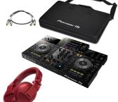 Pioneer XDJ-RR + HDJ-X5BT red + flight bag + XLR cable set-0