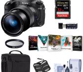 Sony Cyber-shot DSC-RX10 IV Digital Camera, Black With F-0