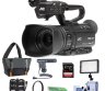 JVC GY-HM180 12.4MP 4K UHD Camcorder, wLED Light, Mic, 64GB Memory Card & Acc-0