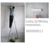 Lubų įtrūkimų remontas. Glaistymas dažymas-0