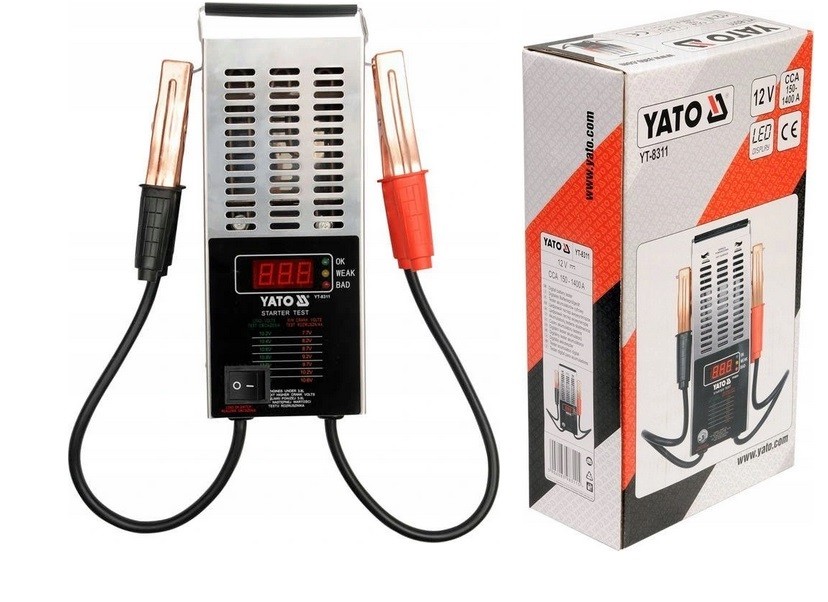 Yato Skaitmeninis akumuliatoriaus tikrinimo įrenginys 12V, YT-8311-0