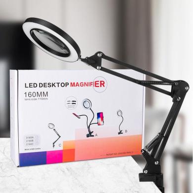 LED stalinė lempa/Stalinis prisegamas stiklas-0