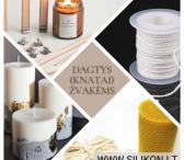 Dagtys (knatai) žvakėms https://silikon.lt/-0