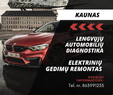Lengvųjų automobilių diagnostika, elektrinių gedimų remontas-0