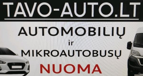 Automobiliu nuoma Mikroautobusu nuoma Autonuoma Klaipėda TAVO-AUTO.LT-0