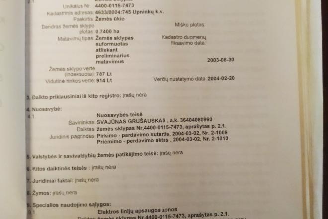 Žemės sklypas ir miškas-0