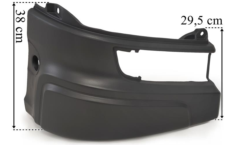 SCANIA R,S 16- BUMPERIO KAMPAS APAČIAS DEŠINĖS-0