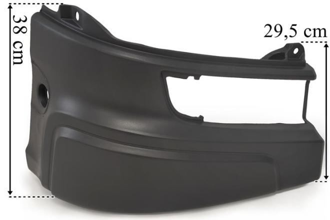 SCANIA R,S 16- BUMPERIO KAMPAS APAČIAS DEŠINĖS-0