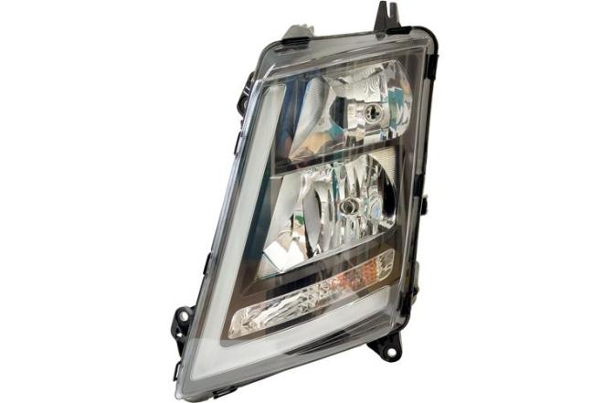 VOLVO FH4 PRIEKINIS ŽIBINTAS KAIRIS JUODAS-0