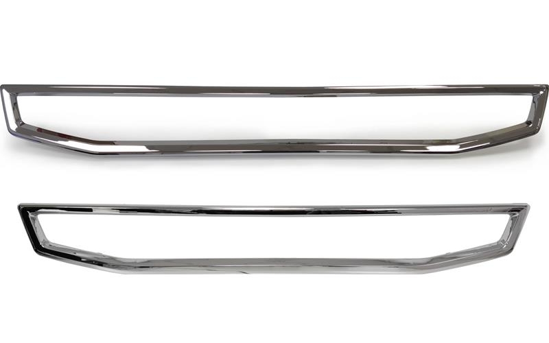 VOLVO FH4 APATINĖS GRILĖS RĖMAS + VIRŠUTINIS CROMAS-0
