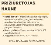 Ieškomas technikas - įrenginių prižiūrėtojas Kaune-0