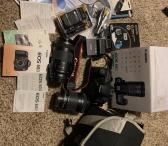 Canon EOS 60D 18,0 MP skaitmeninis SLR fotoaparatas su EFS 18–200 mm objektyvu-0