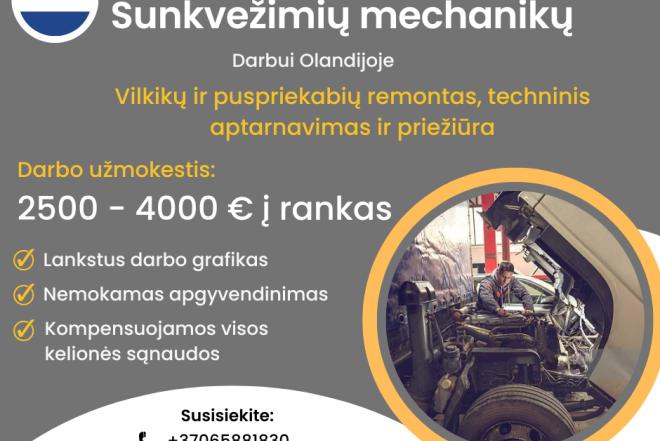 Sunkvežimių ir puspriekabių mechanikas-0