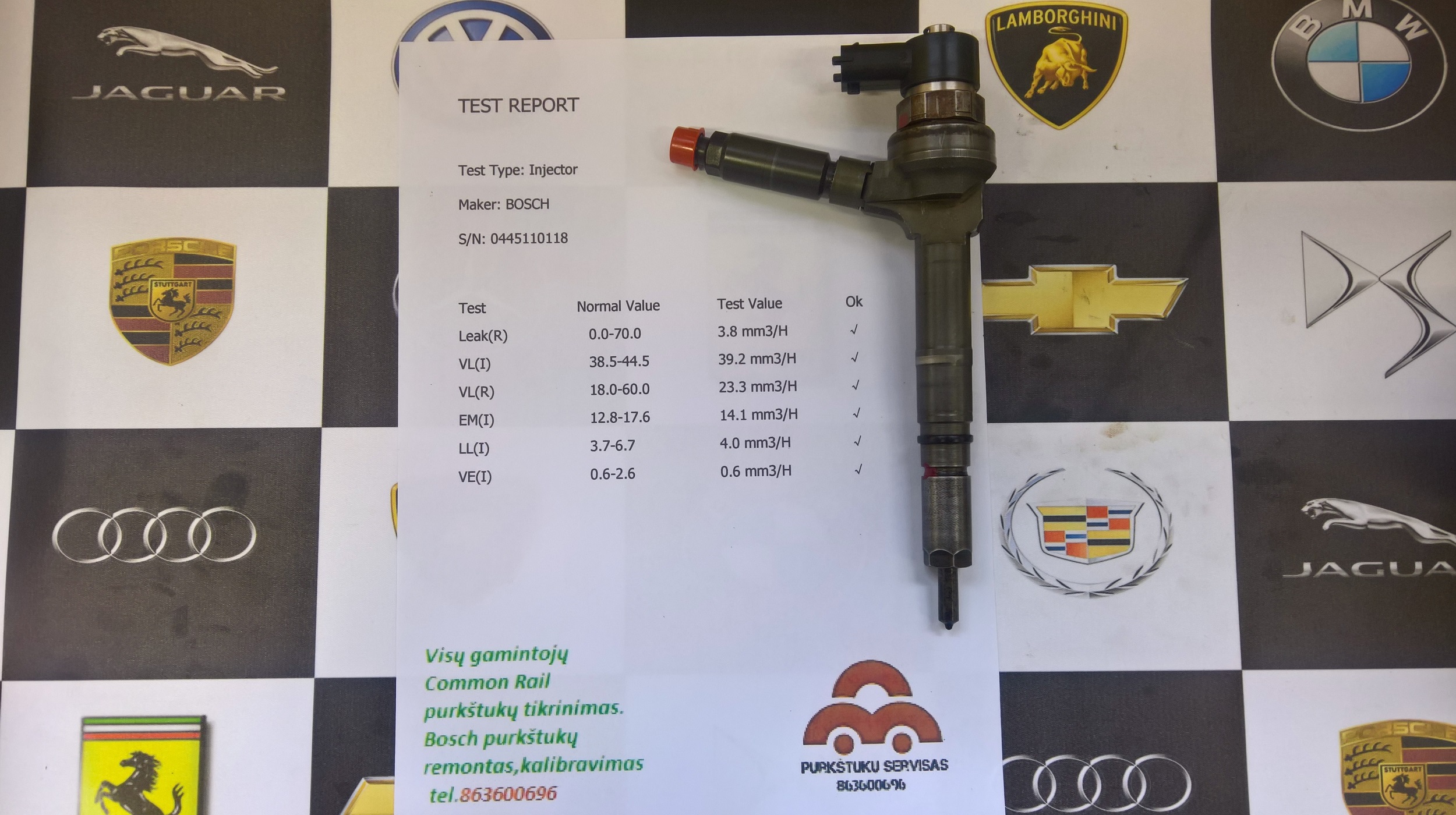 Kuro purkštukas Opel-Astra 1.7d. 0445110118-0