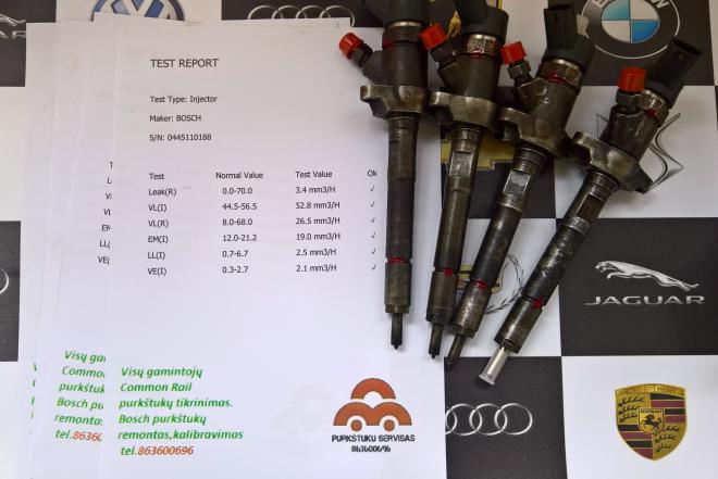 Kuro purkštukai Volvo-C30. 0445110188-0