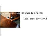 Grindų laminato klojimas Elektrėnai-0
