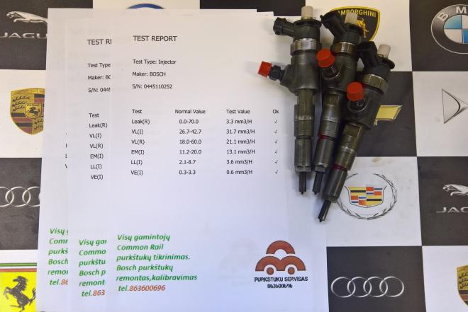 Kuro purkštukai Citroen-Nemo 1.4d. 0445110252-0