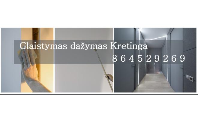 Glaistymas dažymas Kretinga-0