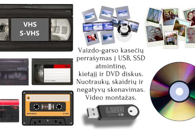 Profesionalus vaizdo kasečių perrašymas - montažas-0