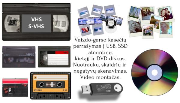 Profesionalus vaizdo kasečių perrašymas - montažas-0