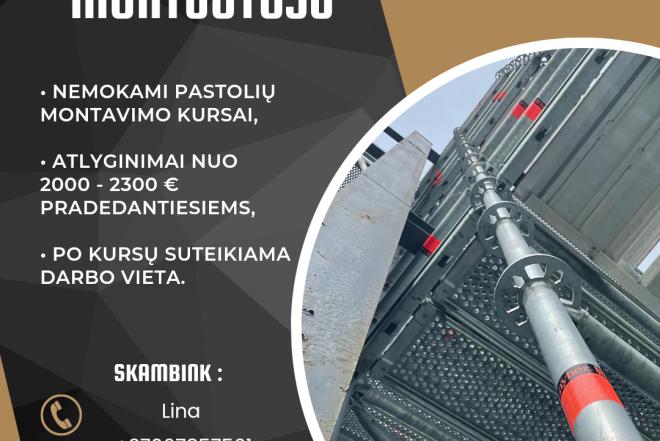 Tapk pastolių montuotoju-0
