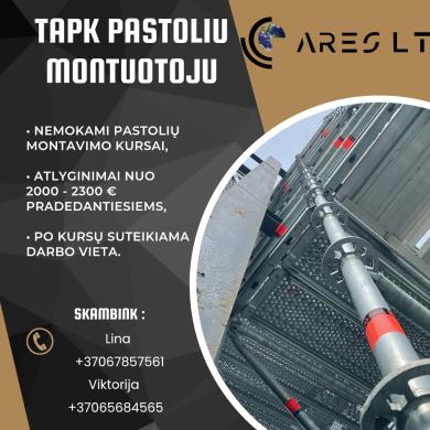 Tapk pastolių montuotoju-0