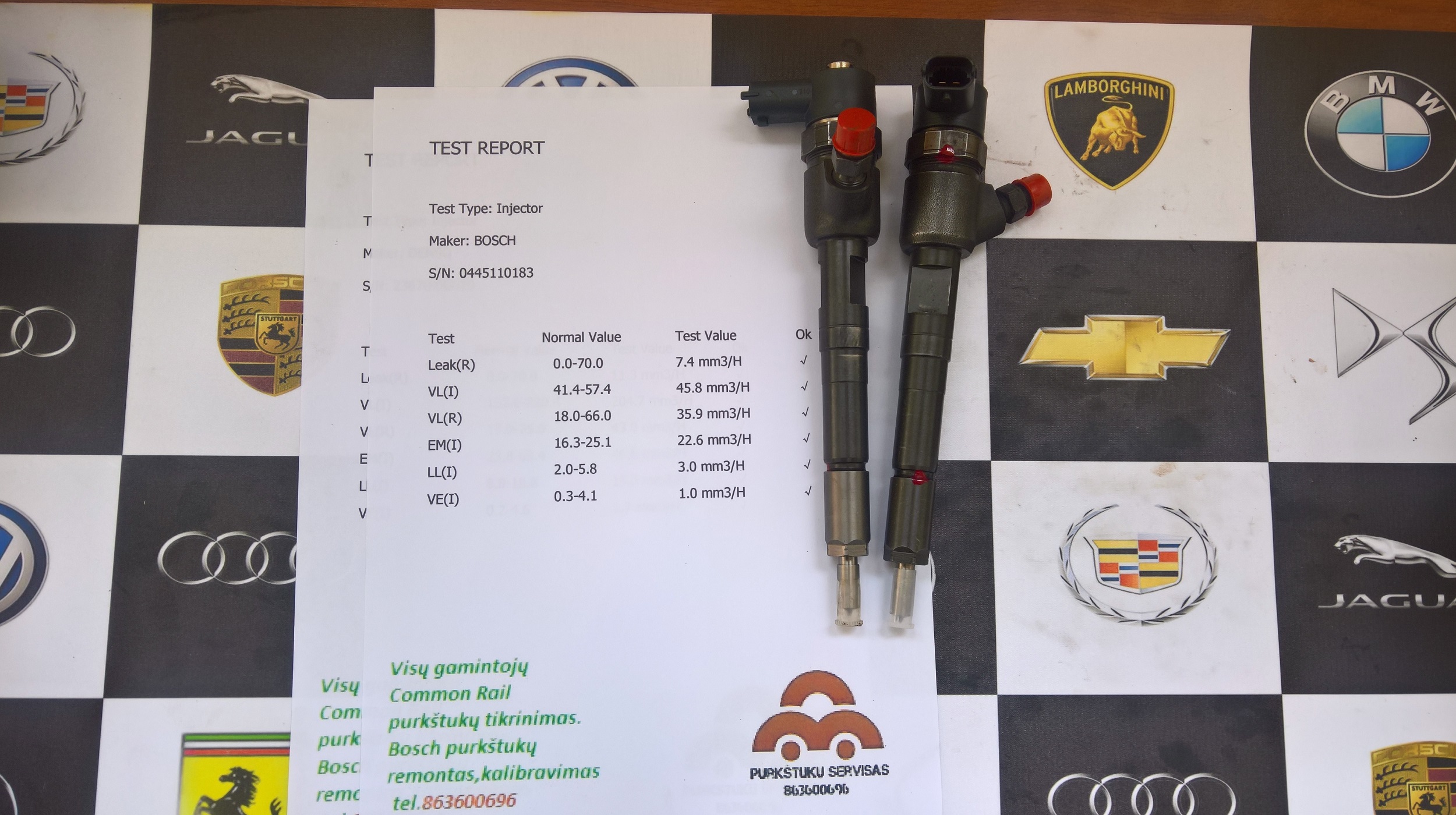 Kuro purkštukai Opel-Corsa.0445110183 ir 0986435102-0