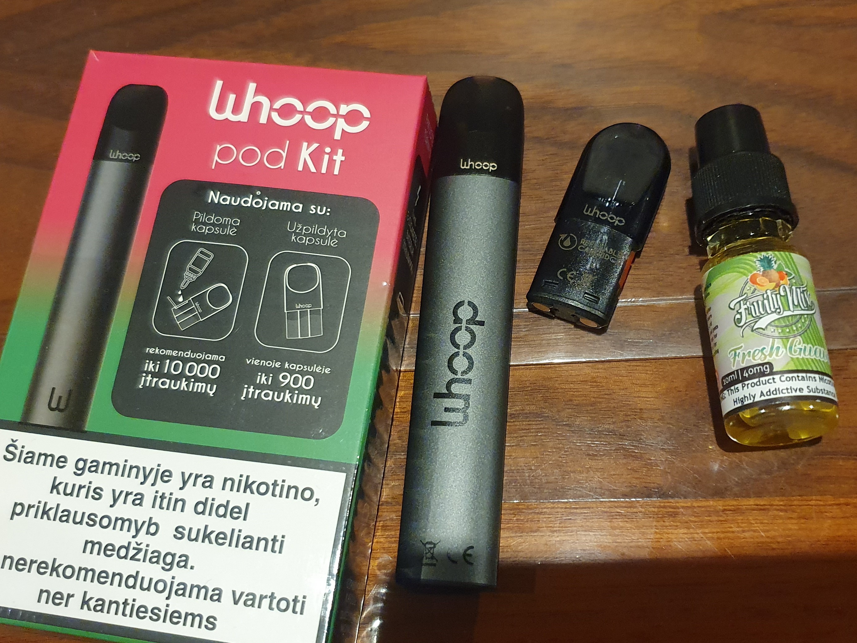 Parduodama Whoop pod kit elektronine cigarete-0