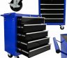 Įrankių vežimėlis Geko, 5 stalčiai-0