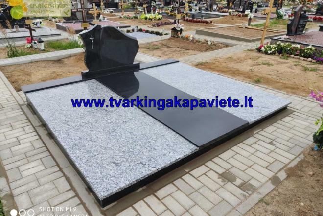 Kapų tvarkymas, kapavietės dengimas plokštėmis-0
