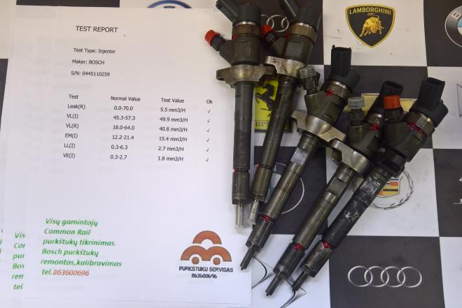 Kuro purkštukas Mazda-3. 0445110259-0