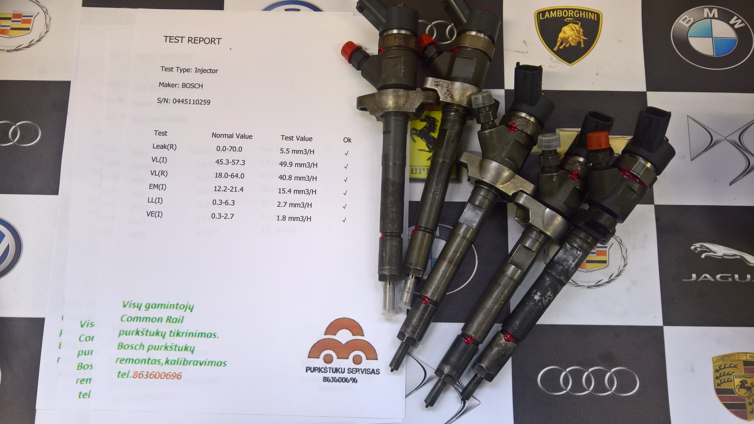 Kuro purkštukas Peugeot -307. 0445110259-0