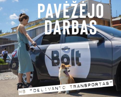 Bolt pavežėjo darbas (Pavežėjas, taksi darbas) MB „Delivanto Transportas”-2