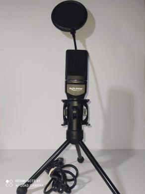 Mikrafonas USB Condenser su stovu 1.5m-2