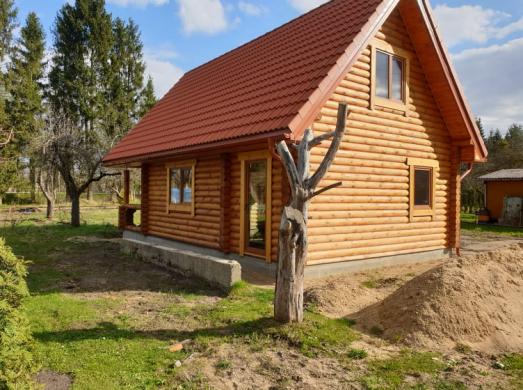 Naujos statybos rąstų namas sodyba Piliuonoje-2