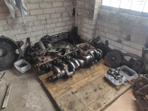 Maz V6, V6turbo, V8, V8turbo varikliai dalimis.-2