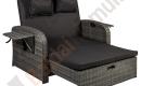 Lauko sofa COLO su reguliuojamu atlošu ir kojų atrama-2