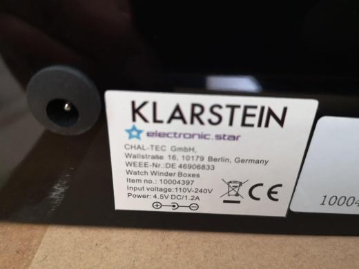 Ekspozicinis Klarstein Ca3pm laikrodžių rotomatas-2