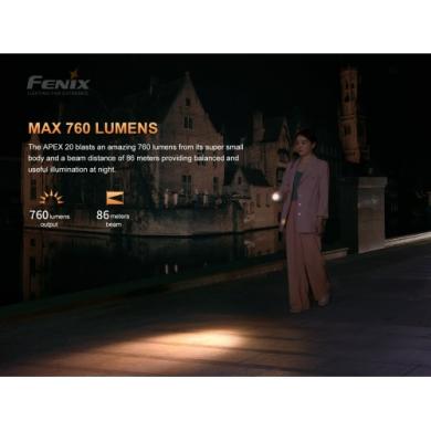Fenix APEX 20 įkraunamas LED raktų pakabukas – 20-mečio ribotas leidimas-2